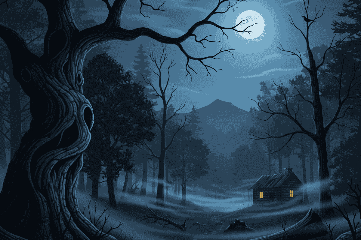 A stormy night representing bad dreams